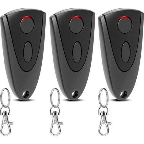 Set di 3 trasmettitori portatili per porte da garage Novoferm - 433,92 MHz - Telecomando a 2 canali - Per Novotron 502/504/512/514 (1/4)
