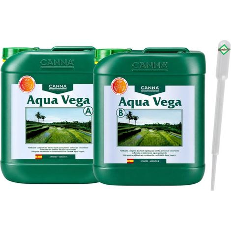 Canna Aqua Vega A B 5 L engrais de croissance culture hydroponique engrais pour plantes (1/5)