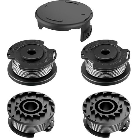 4 Bobine de Fil Convient pour Bosch F016800569/F16800385,Rechange Coupe Bordure pour Bosch EasyGrassCut 23/26/18/18-230/18-260/18-26,Art 23 SL/ 2300/23-28/26 SL(4 Bobine+1 Couvercle) (1/5)