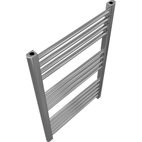 RADOX Sèche-serviette à eau chaude mural - Celsius chrome - 800 x 500 mm - 13 tubes - 290 W (1/3)