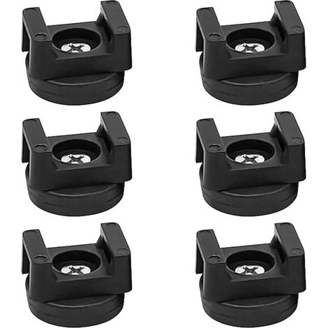 Juego de 6 bridas magnéticas para cables, clips para organizar cables, ideales para el coche, la oficina y el hogar (1/5)