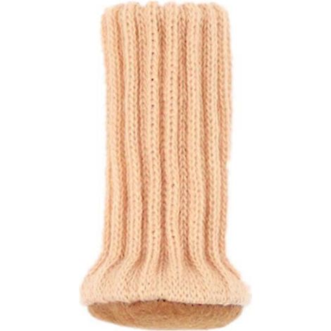Lot de 24 chaussettes de protection pour pieds de chaises et de meubles, en maille épaisse et antidérapante, pour tables et chaises.