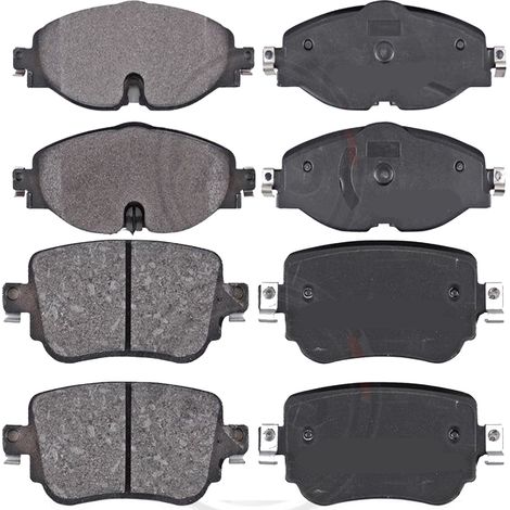 KIT PASTIGLIE FRENO ANTERIORI E POSTERIORI compatibile con CHRYSLER CROSSFIRE / PASTIGLIE FRENANTI AUTO OEM FDB1050,FDB1311 / SOSTITUZIONE DIRETTA / BASSA POLVERE / SILENZIOSO