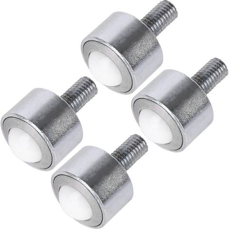Roulettes à billes en nylon 2025 (4x), roulement à billes en acier, capacité de 45 kg (0,59 pouce), diamètre 15 mm (99 lb). (1/5)