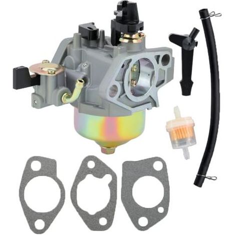 Compatible avec le carburateur GX390 avec joint de ligne de filtre à carburant pour moteur Honda GX 390 GX340 13HP 11HP 16100-ZF6-V01 (1/5)