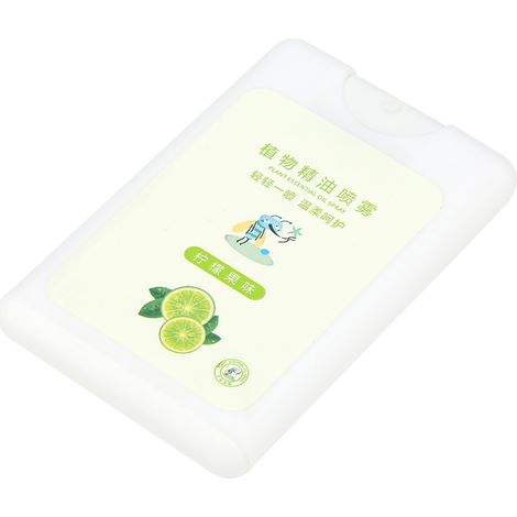 Spray répulsif moustiques portable 18ml citron vert, huile essentielle végétale anti-insectes été, protection longue durée (1/5)