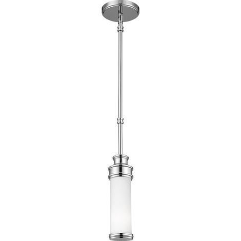 Elstead Payne - Mini lampada a sospensione da soffitto a 1 luce Cromo lucido IP44, G9 (1/4)