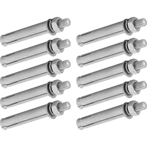 10 Stück M8x80 Spreizschrauben aus Edelstahl 304, Handwerkzeugzubehör (1/5)