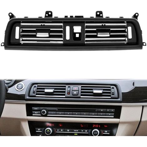 Grille d'aération chromée pour console avant pour BMW F10 F11 F18 520i 523i 525i 528i 535i 2010-2016 64229166885 64229209136 (1/5)