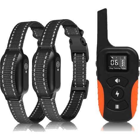 Collar Adiestramiento Perros 2 en 1 con Mando y Antiladridos Automático, Recargable USB IP67 Resistente al Agua, 7 Niveles de Vibración y Sonido – Ideal para Entrenamiento en Exteriores hasta 50m