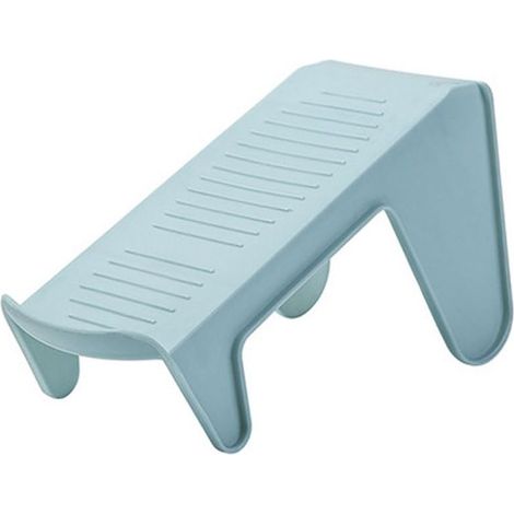 Étagère à chaussures pour armoire, peut contenir une paire de chaussures (bleue, pour une seule chaussure).