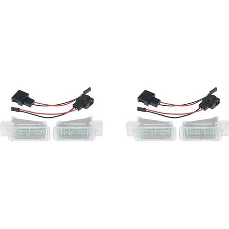4x luz de suelo para maletero de coche para A4 A6 C6 C7 R8 TT Q5 Q3 Q7 A8 S3 RS6 4B0947415 4B0947415A 4E0947415 8D0947415
