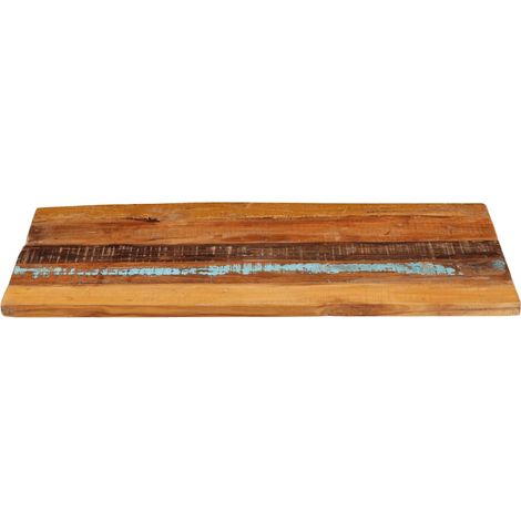 Maison Exclusive - Piano Tavolo Rettangolare 60x100 cm 25-27 mm Legno di Recupero