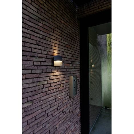 APPLIQUE LED EXTÉRIEURE LUTEC LOTUS 5193201118 11 W BLANC CHAUD GRIS (1/4)
