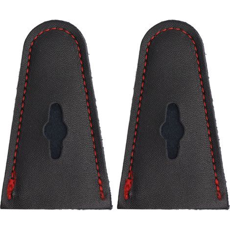 Protecteur de queue de cheval imperméable et respirant en tissu non-tissé avec franges rouge (1/5)