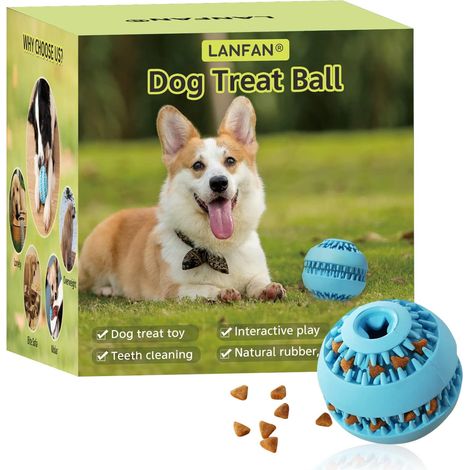 Dogs, Treat Dog Toy, Rubber Dog Occupation Toy, Effective Teeth Cleaning Chew Toys, Bored Dog Toy, Snack Dispenser (1/5)