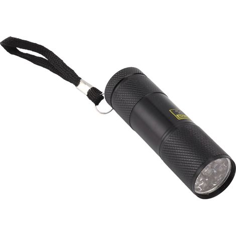 Lampe Torche UV 395nm 9 LED Violette, Détecteur d'Urine pour Chien Chat, Mini Lampe à Main pour Taches Sèches et Résine, Petite Poche (1/5)