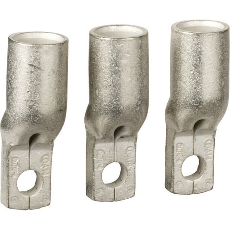 Bornes en cuivre SCHNEIDER COMPACT 3P 160 A, jeu de 3 avec séparateurs de phase (1/3)