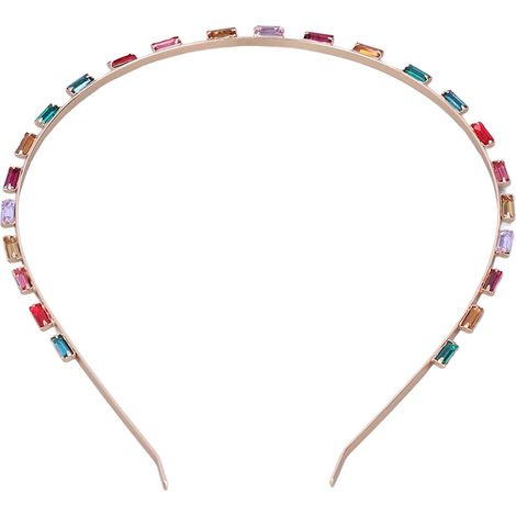 Serre-tête strassé élastique confortable brillant pratique coloré foncé 712 accessoires cheveux (1/5)
