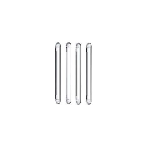 Pare-chocs en silicone transparent pour porte d'armoire, porte de voiture, tiroir, porte de douche, couvercle de toilette (4 longs) (1/5)