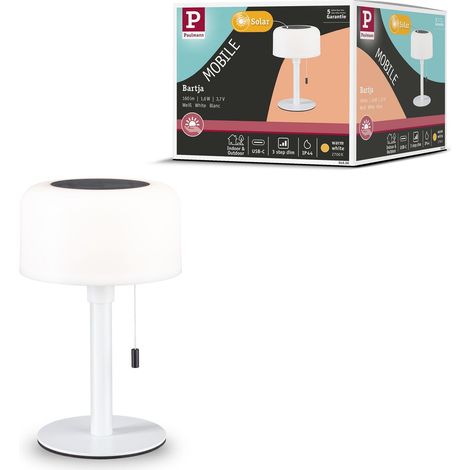 Paulmann Lámpara de Sobremesa LED Móvil Bartja Blanco 240 mm (1/3)
