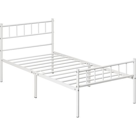 Homevive Marco de Cama para Colchón de 90x200cm Cama Individual con Patas 32cm Cama de Metal con Espacio Bajo de Almacenamiento Blanco
Visita la tienda de Homevive (1/5)