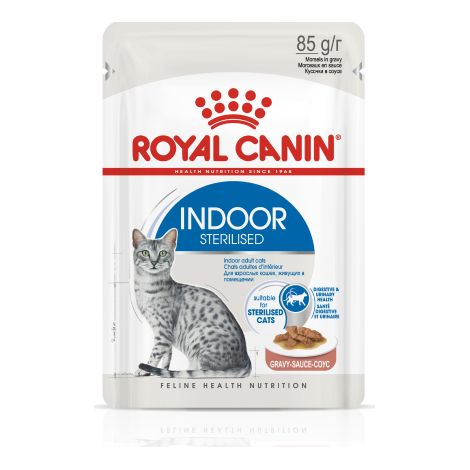 Royal Canin Indoor Strilise, Esquisses de Salsa, environ 85 gr