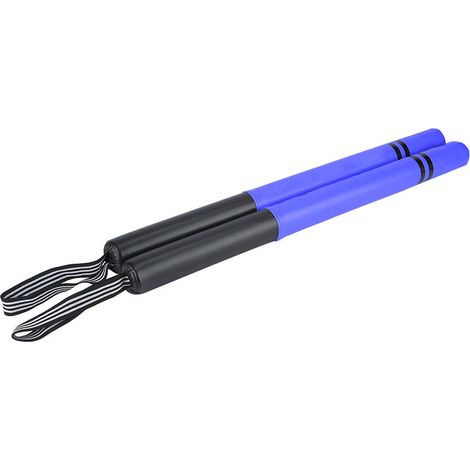 Paire de cibles de boxe bleues pour entraînement, outil de frappe en combat, équipement de fitness pour frapper. (1/5)