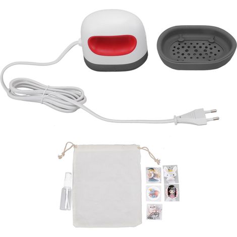 Mini machine de presse à chaud portable, fer à repasser transfert pour tissu coton, polyester, cuir, prise UE 220V (1/5)