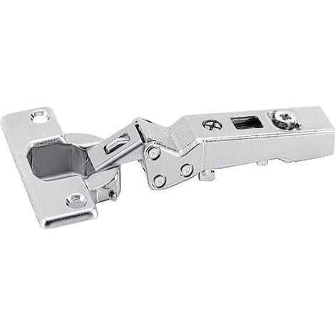 Charnières invisibles 125° - Intermat 9944 W30 - boîtier à visser - entraxe 52 mm - coudure 12 mm - HETTICH