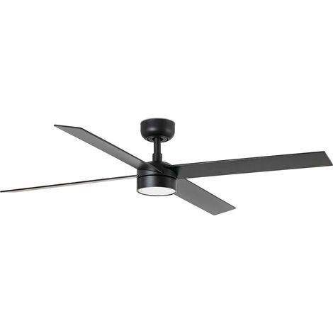 RUDDER 4 L Ventilador negro/nogal 20W SWT