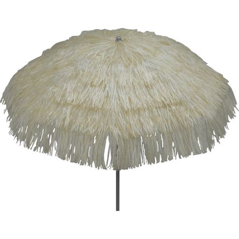 Ombrellone da Giardino Ø2 m Palo Ø33 mm in Acciaio Maffei Kenia Ecrù (1/6)