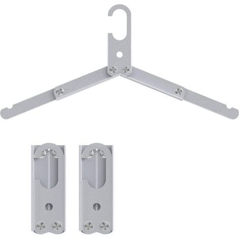 2er-Pack Premium-Aluminium-Kleiderbügel