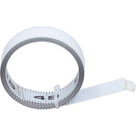 4-foot (48-inch) adhesive measuring tape, right-to-left measurement, carbon steel, for workbench, table saw (1/5)