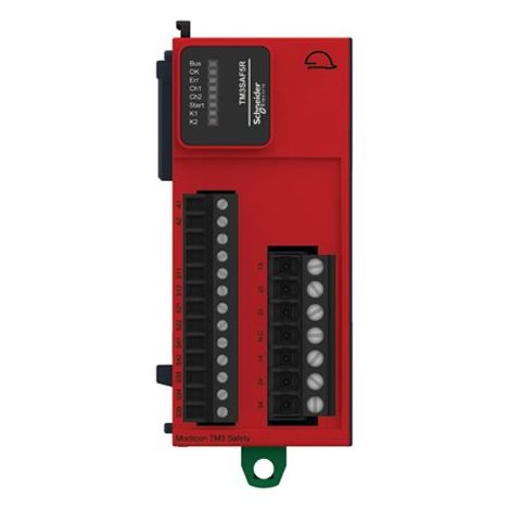 Modicon TM3 - Module de sécurité - H94xL43,7xP73 mm - 24 V DC - TM3SAF5R