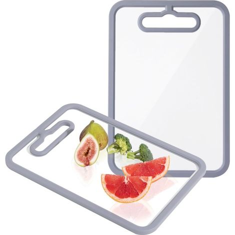 Planches Découper Verre Trempé – Lot 2 – Transparentes – Antidérapantes – Lave-Vaisselle (1/5)