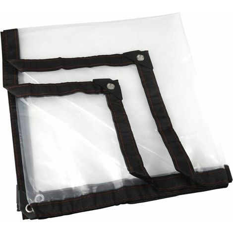 Bâche Transparente, Jardin Clair Bâche étanche Anti-Gel Film Anti-Pluie Film Isolant Auvent PE Couvercle en Plastique (2 2m) (1/5)