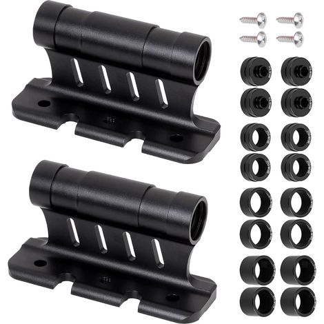 2 Pièces Support de Fixation de Fourche de Vélo avec Blocage Rapide pour Fourche à vélo pour Camion, Porte-vélo, Remorque pour 5/12/15x100mm 15x110mm (1/5)