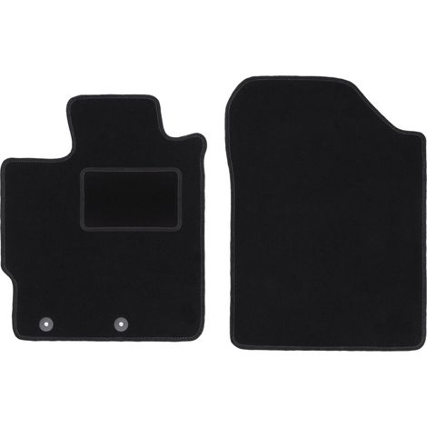 Tapis avant noirs pour Toyota Yaris III essence (2011-2019)