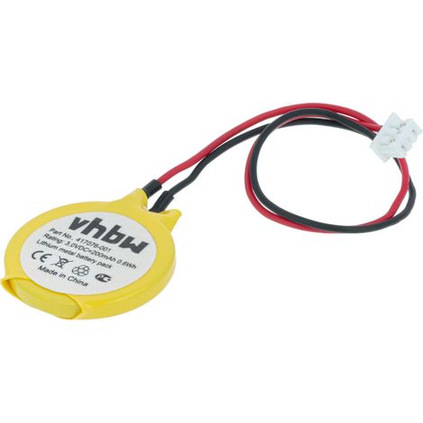 vhbw BIOS-Batterie kompatibel mit HP Pavilion DV2518TU, DV2519EA, DV2506XX, DV2515EA, DV2519TU, DV2520TU Computer Notebook (200 mAh, 3 V, Li-Ion) (1/5)
