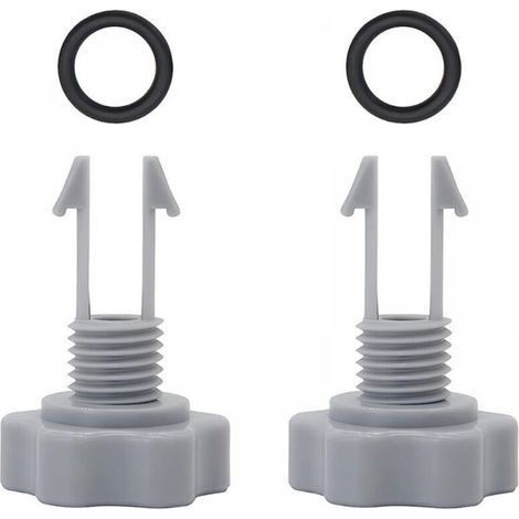 2 Pack Air Relief Valve and O-Ring Replacement for Intex 10460 10264 Filtration Pump (1/5)