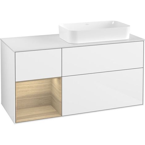 Villeroy & Boch F681PCGF Meuble sous lavabo Finion F68 (1/2)