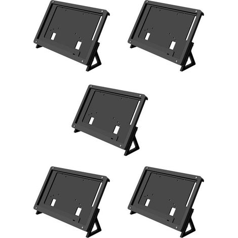 Convient aux supports/supports d'écran en acrylique de 7 pouces en 5 pièces, compatible avec Raspberry Pi 3B.