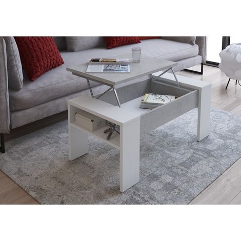 TAVOLO BASSO ANDREA 100X50XH43CM OSSIDO