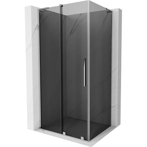 Mexen Velar L Schiebedusche 120 x 70 cm, Grafit, Chrom - 871-120-070-43-01 (1/5)