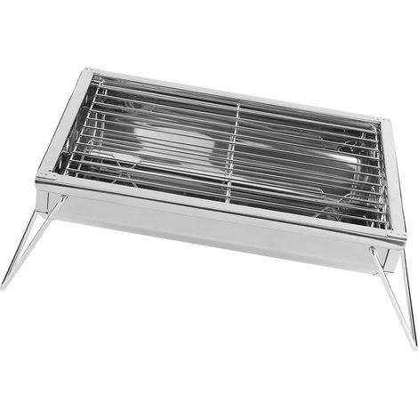 Barbecue pliable pour le camping, en acier inoxydable. (1/5)