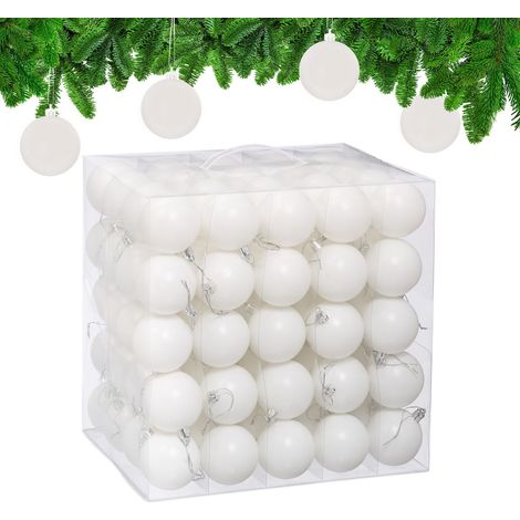 Matte Weihnachtskugeln Set, 100 Stück (1/5)