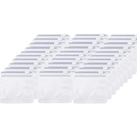 Bolsas de almacenamiento reutilizables, ecológicas y transparentes - 30 unidades (1/2)