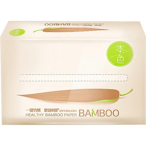 Serviettes en papier bambou souples pour le nettoyage paquet de 10 serviettes blanches pour le visage (1/5)