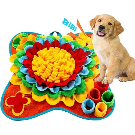 Tapis de fouille pour chien - tapis de fouille - jouet d'alimentation - tapis éducatif interactif antidérapant (1/5)